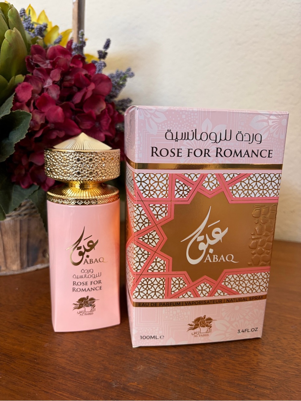 Abaq Rose For Romance EDP Spray For Women Al Fares Emper 100ML 3.4oz UAE NEW